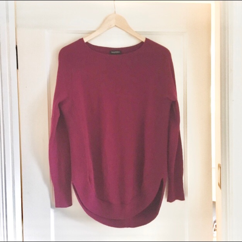 Philosophy 100% Cashmere Sweater | Oversized | Magenta Fuchsia Pink | XS